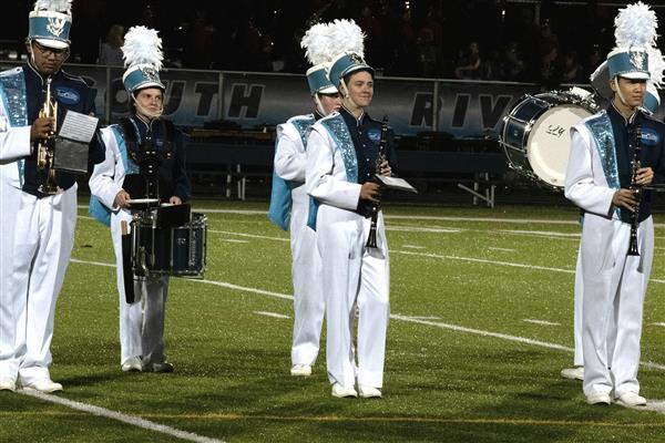 South River High School Marching Band Performing